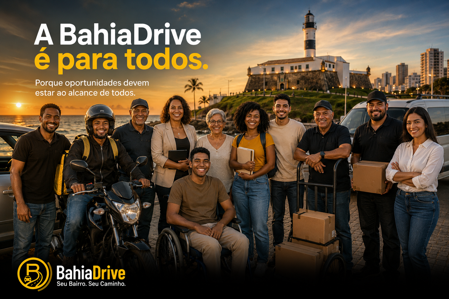 A BahiaDrive é para todos — comunidade BahiaDrive